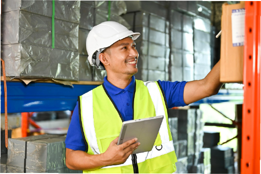Warehouse operator using Fulfillor 3PL WMS in a Vietnam fulfillment center